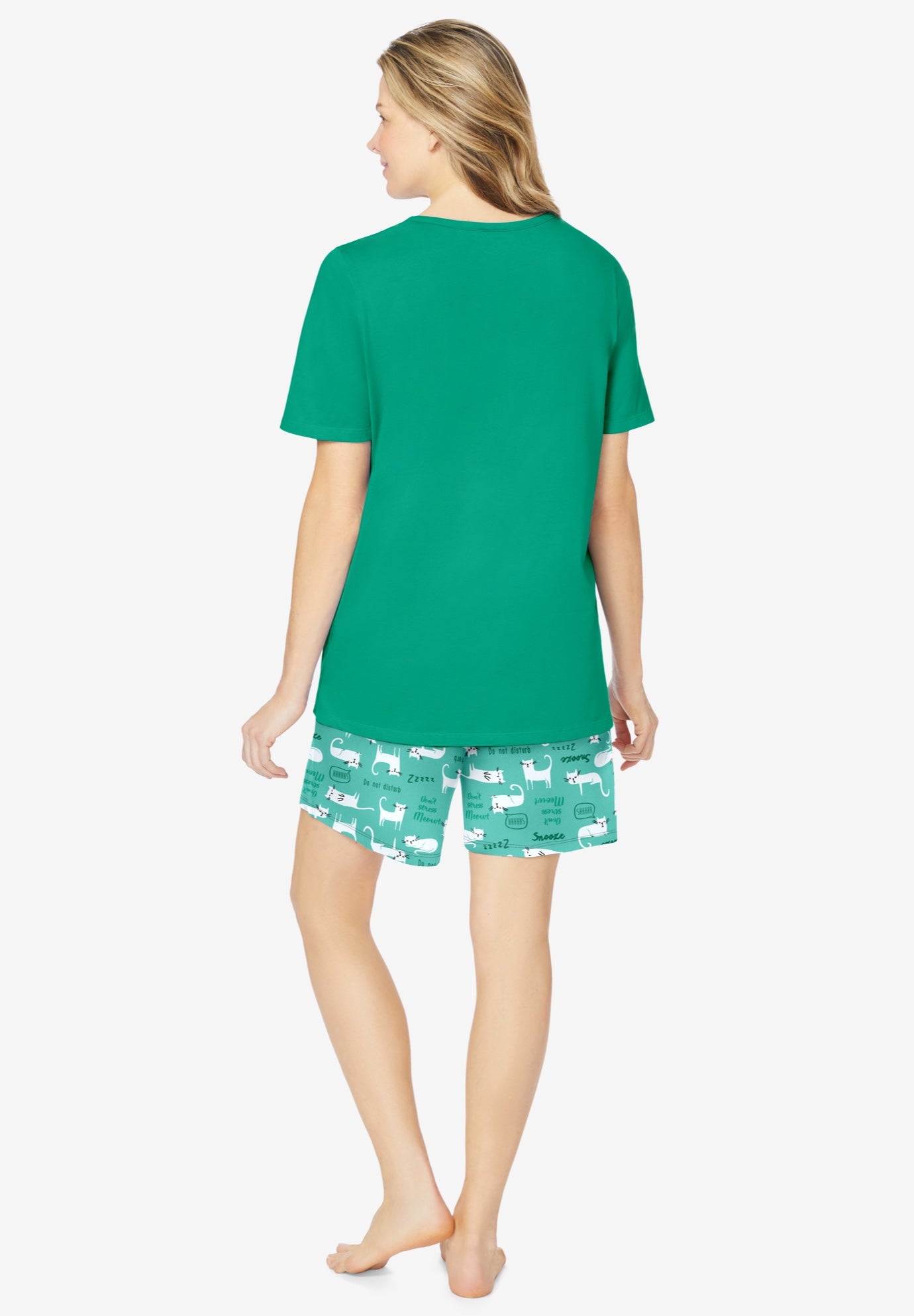 Knit PJ Short Set image number 1