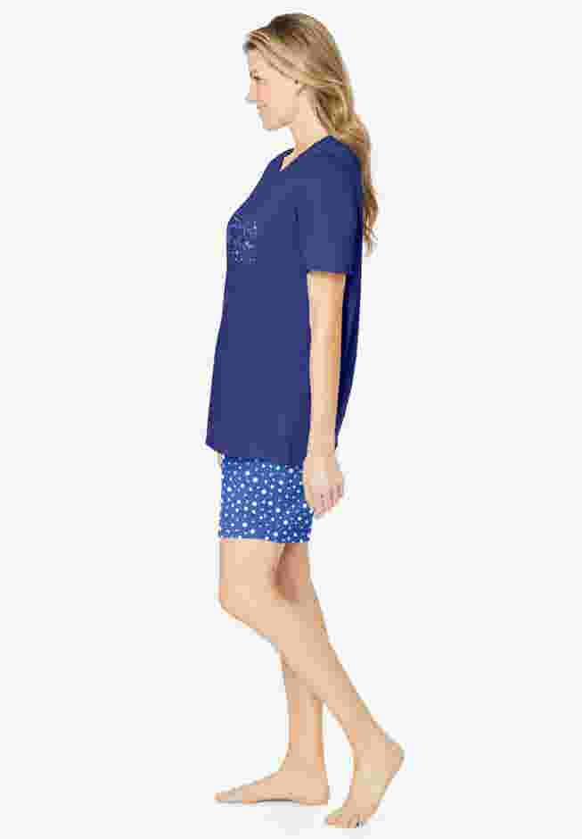 Knit PJ Short Set image number 2