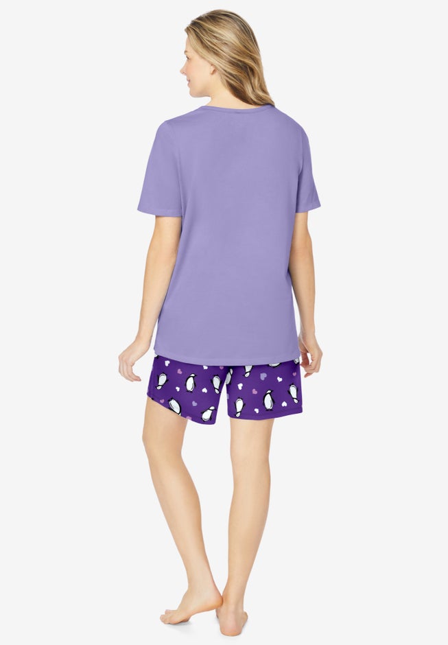 Knit PJ Short Set image number 1