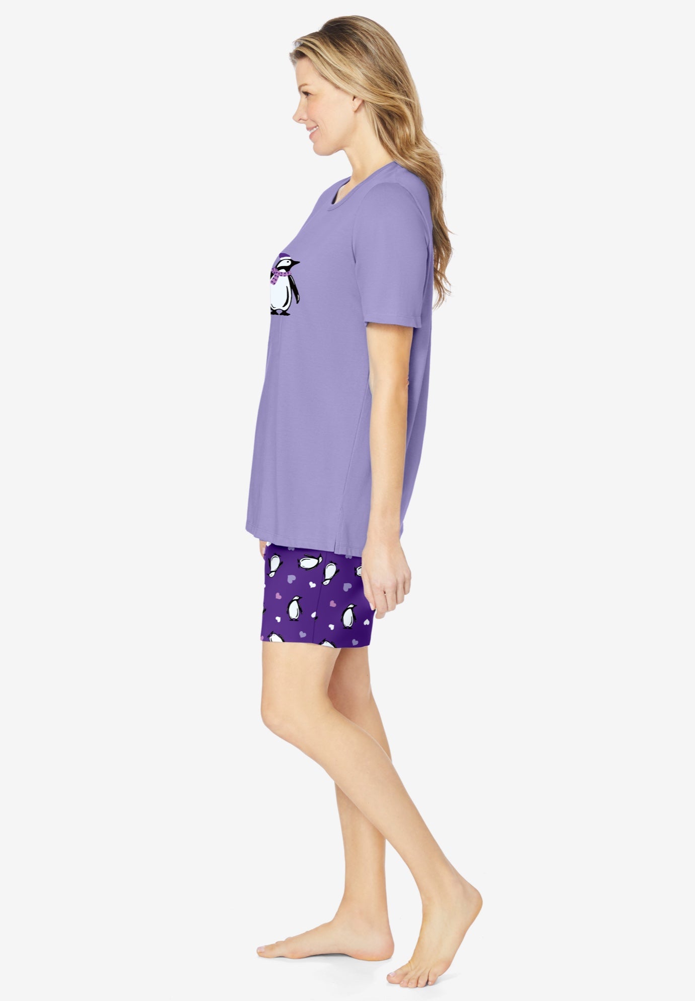 Knit PJ Short Set image number 2