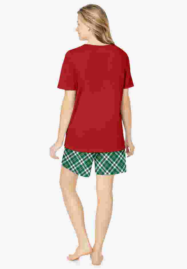 Knit PJ Short Set image number 1