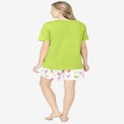 Knit PJ Short Set image number null