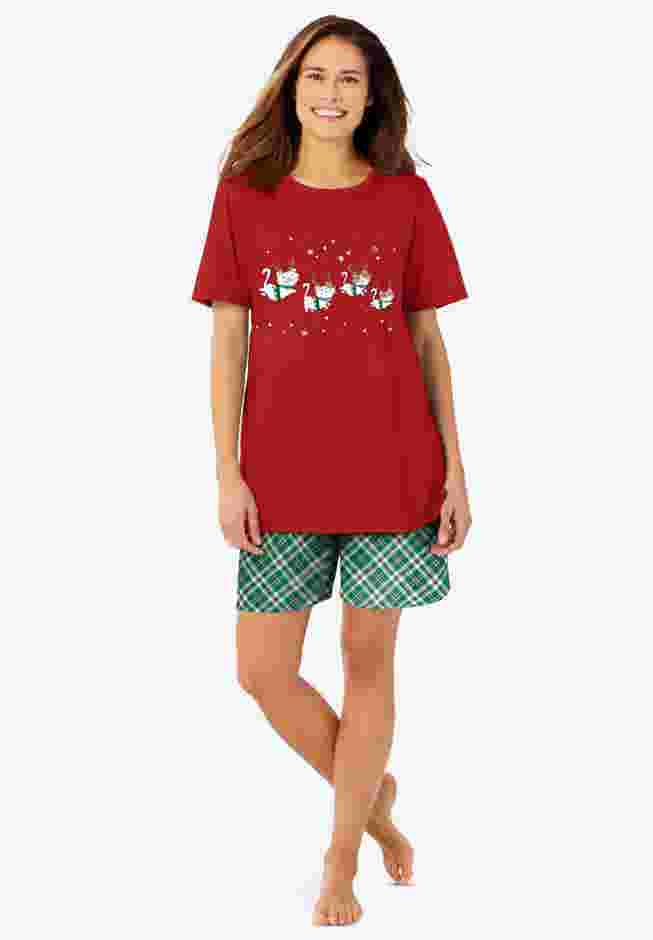 Knit PJ Short Set image number 0
