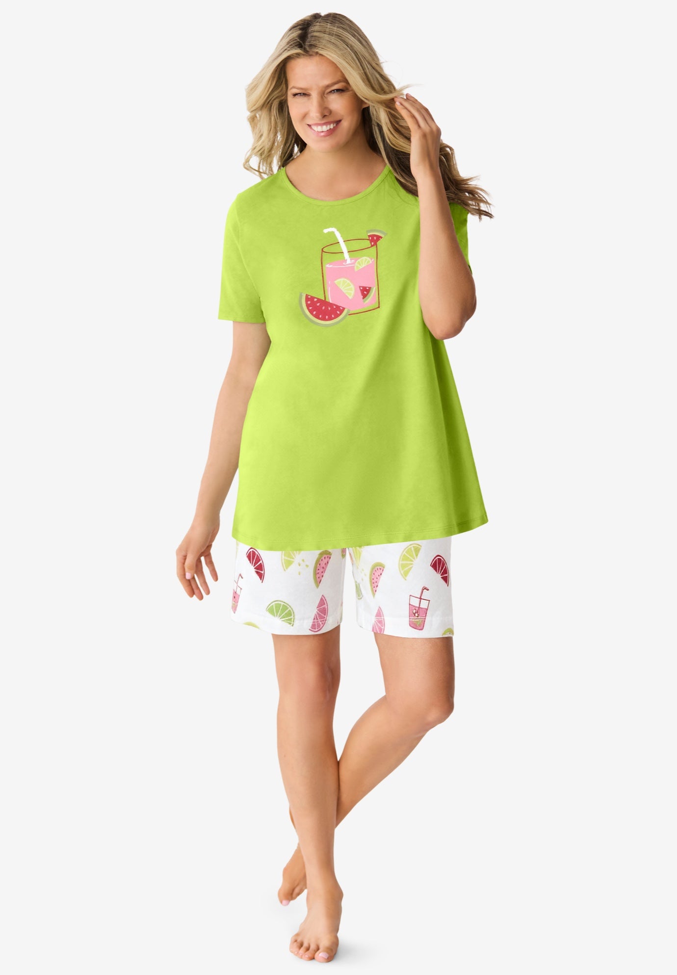 Knit PJ Short Set image number 0