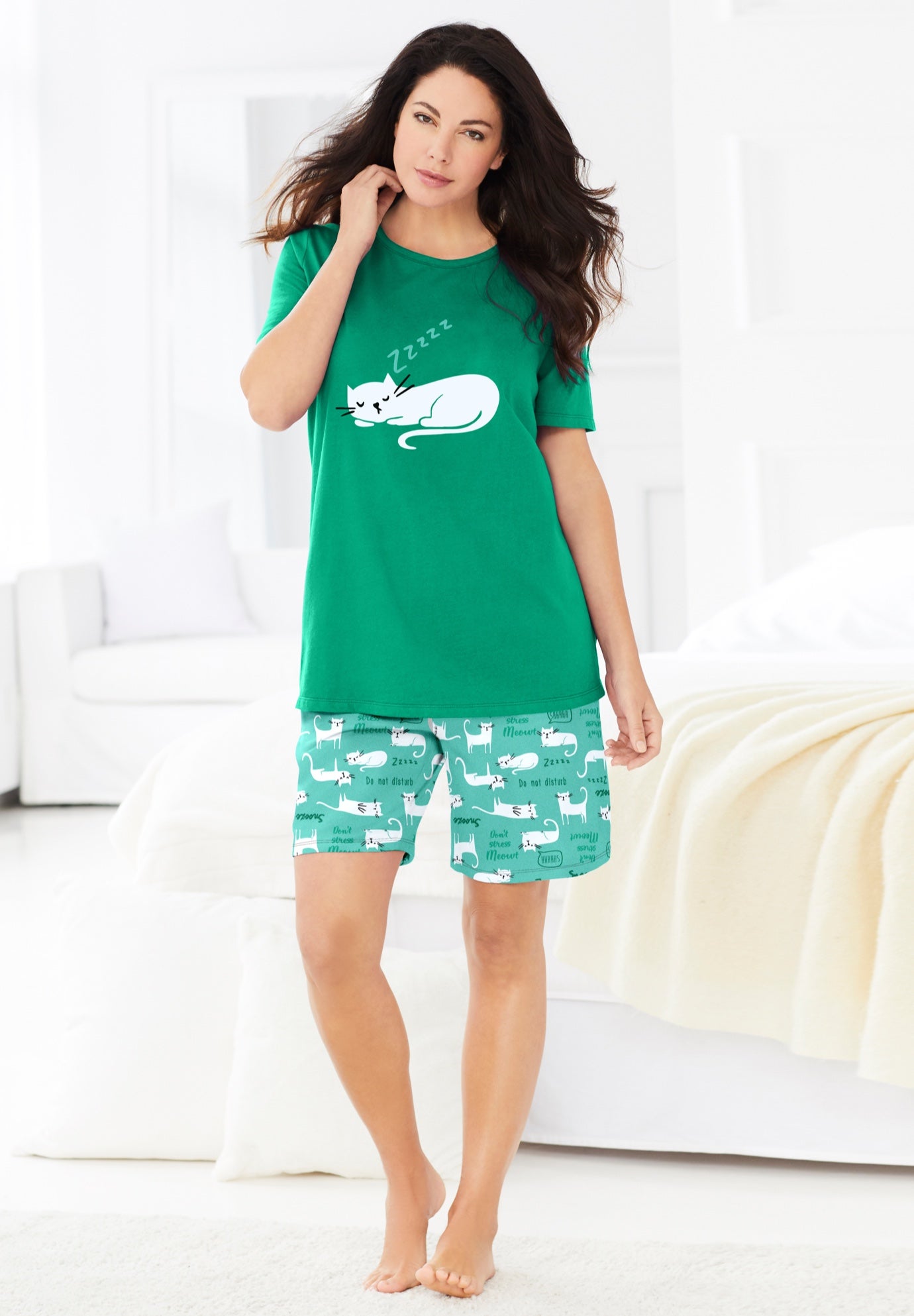 Knit PJ Short Set image number 0