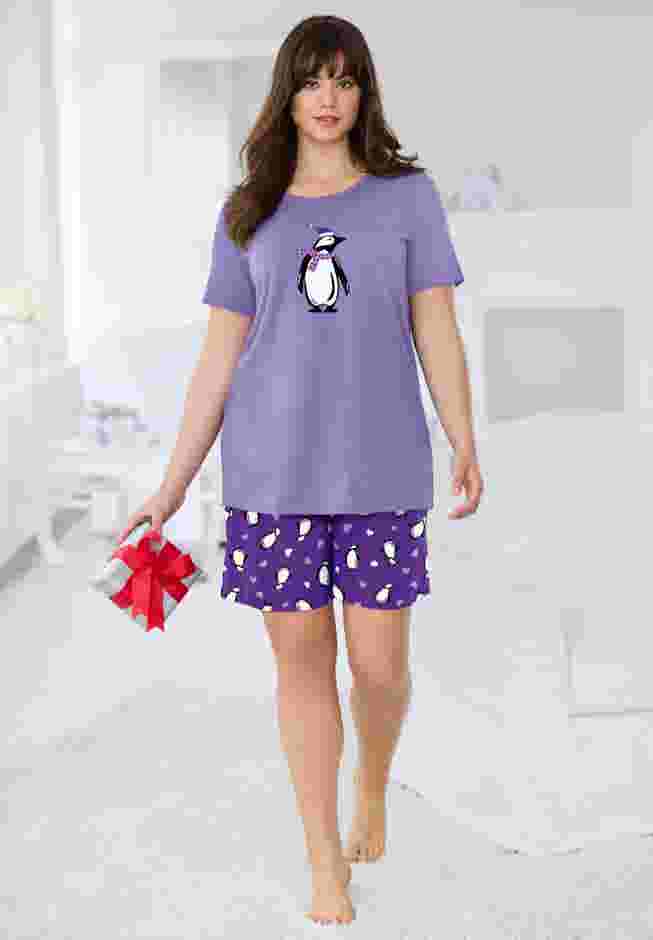 Knit PJ Short Set image number 0