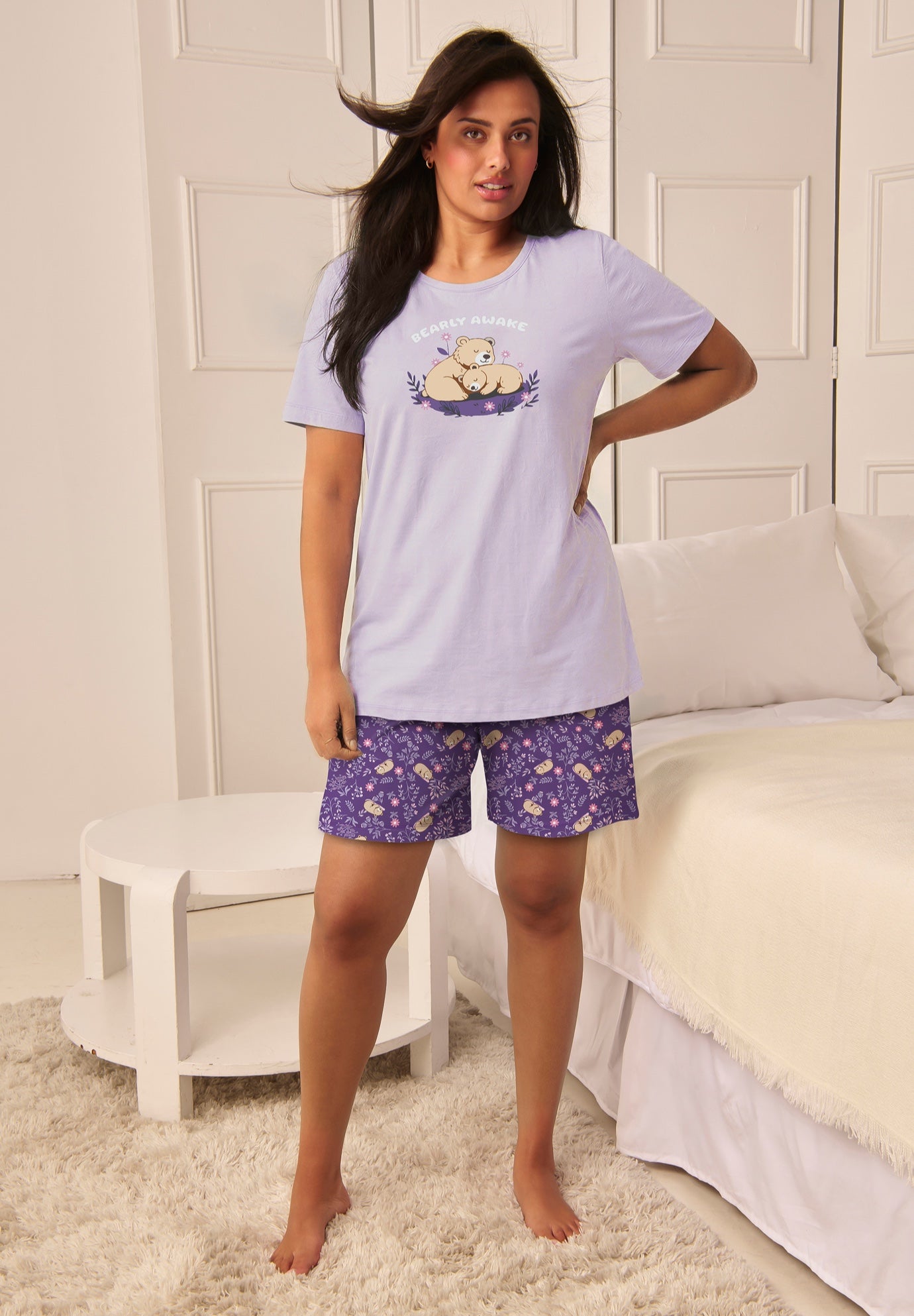 Knit PJ Short Set image number 0