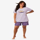 Knit PJ Short Set image number null