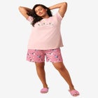 Knit PJ Short Set image number null