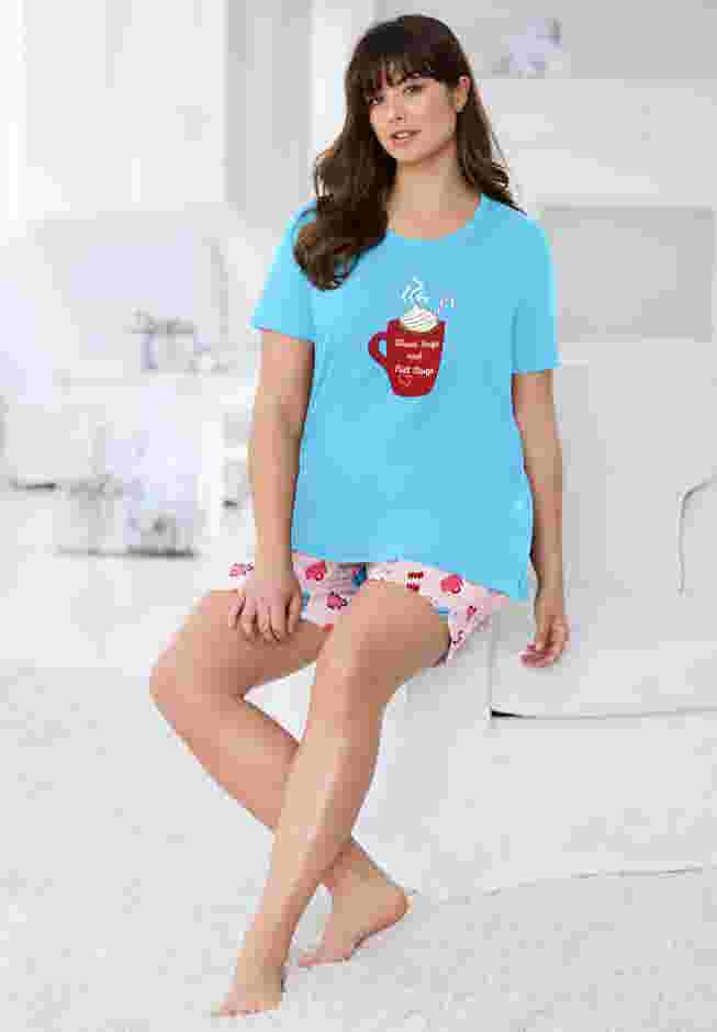 Knit PJ Short Set image number 5