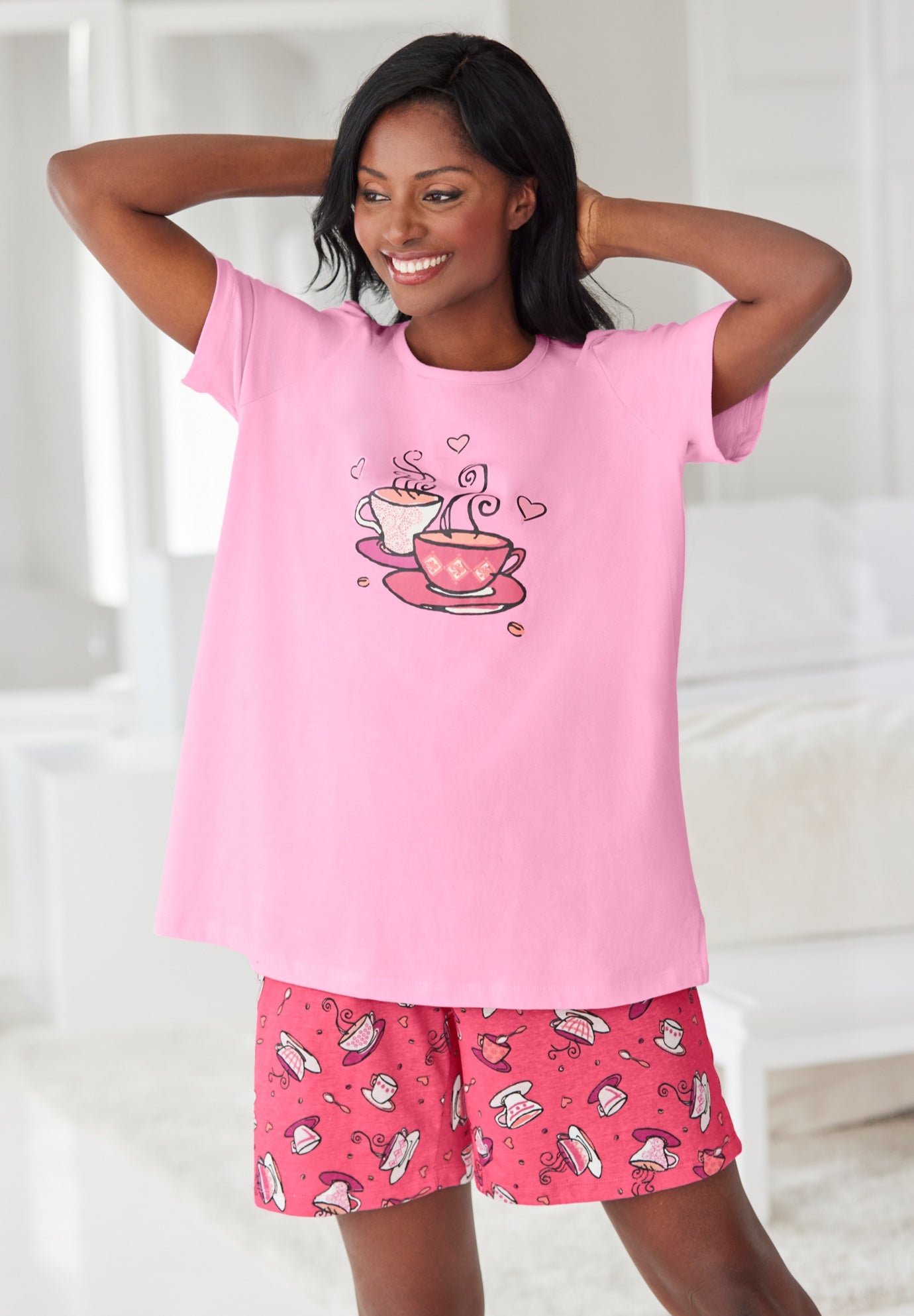 Knit PJ Short Set image number 0