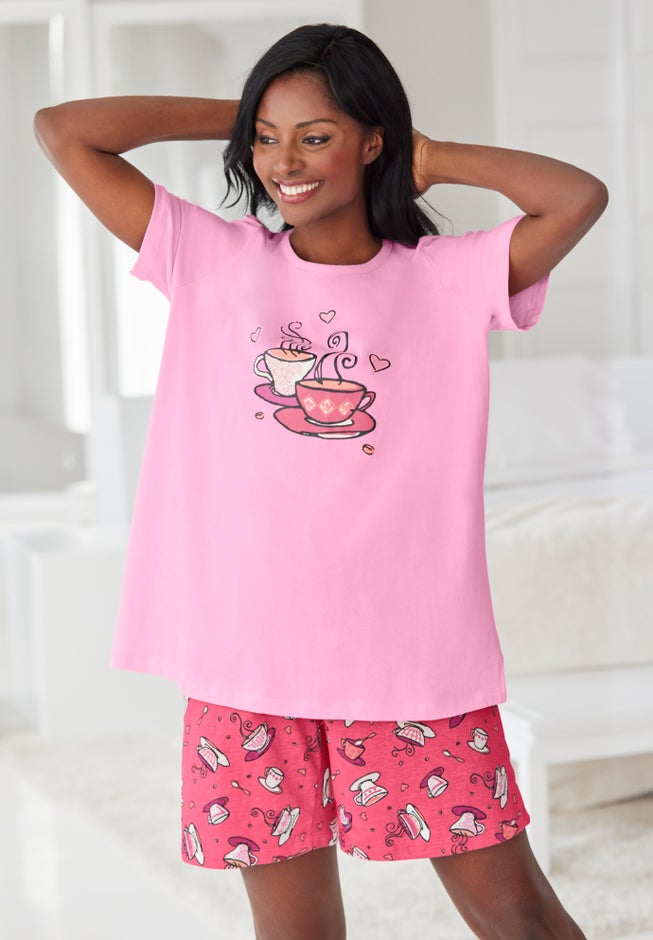 Knit PJ Short Set image number 0