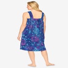 Print Sleeveless Square Neck Lounger image number null