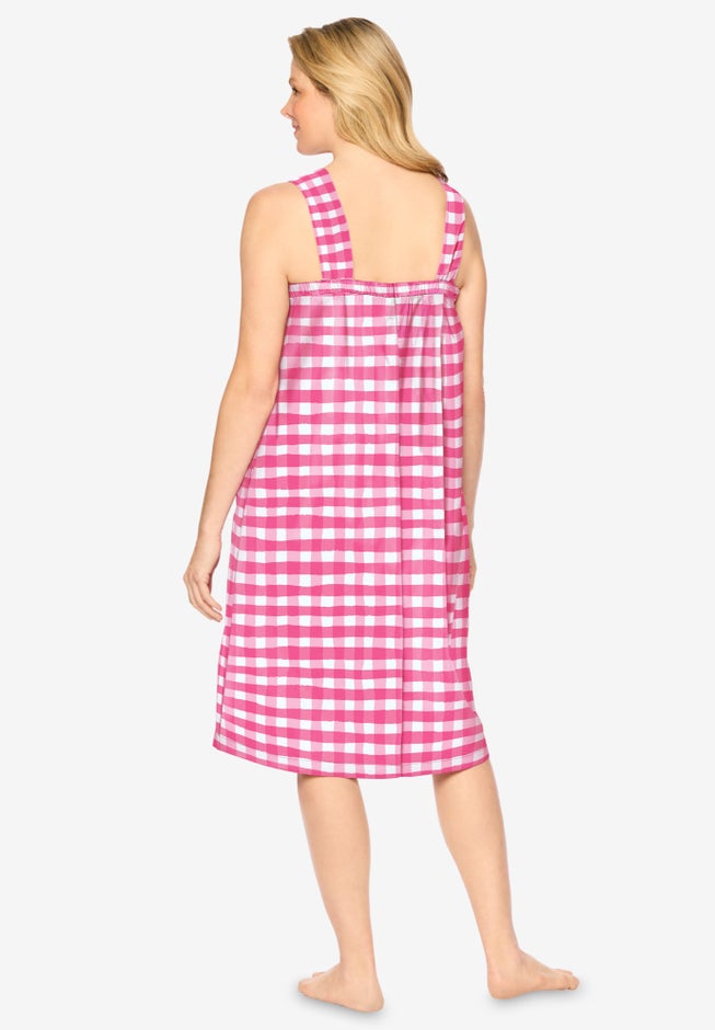 Print Sleeveless Square Neck Lounger image number 1