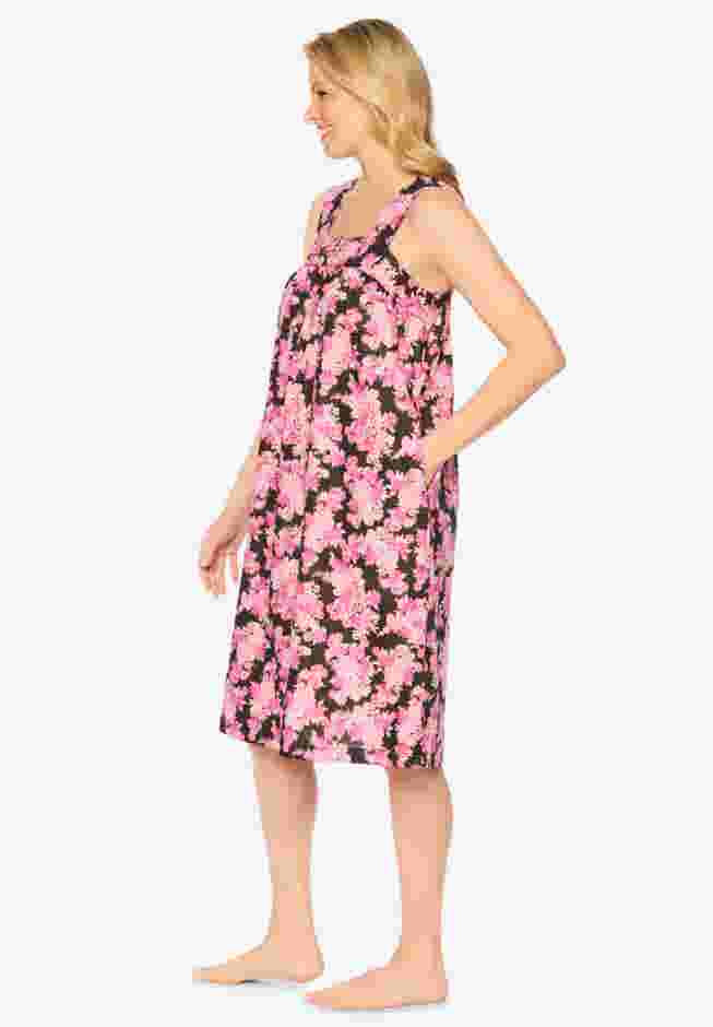 Print Sleeveless Square Neck Lounger image number 2