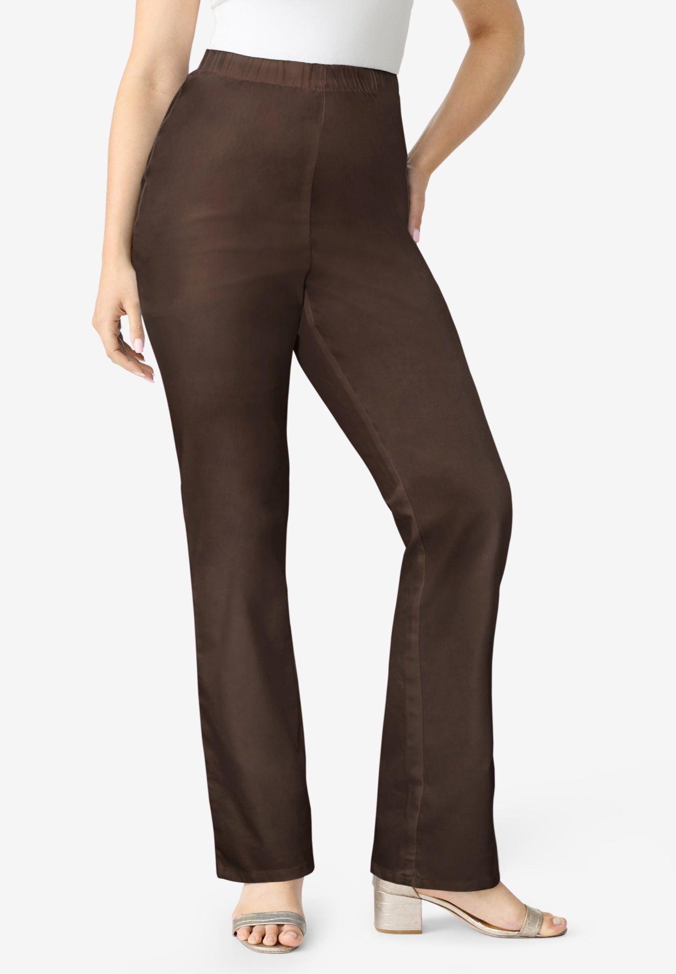 Plus Size Comfort Stretch Bootcut Jean image number 0