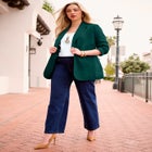 Plus Size Relaxed Boyfriend Blazer image number 1