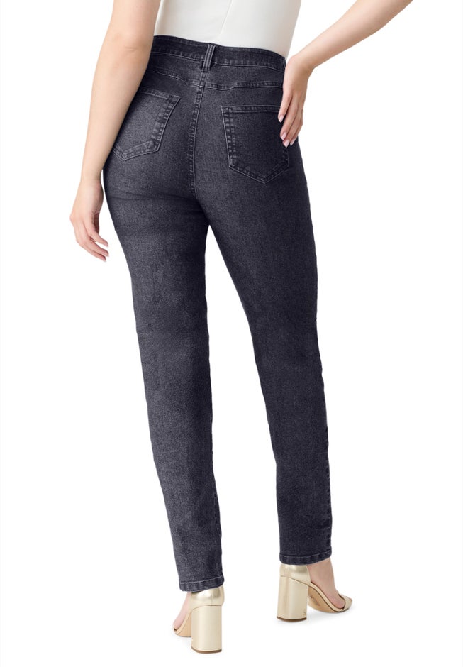 Plus Size Classic Stretch Straight Leg Jean image number 1