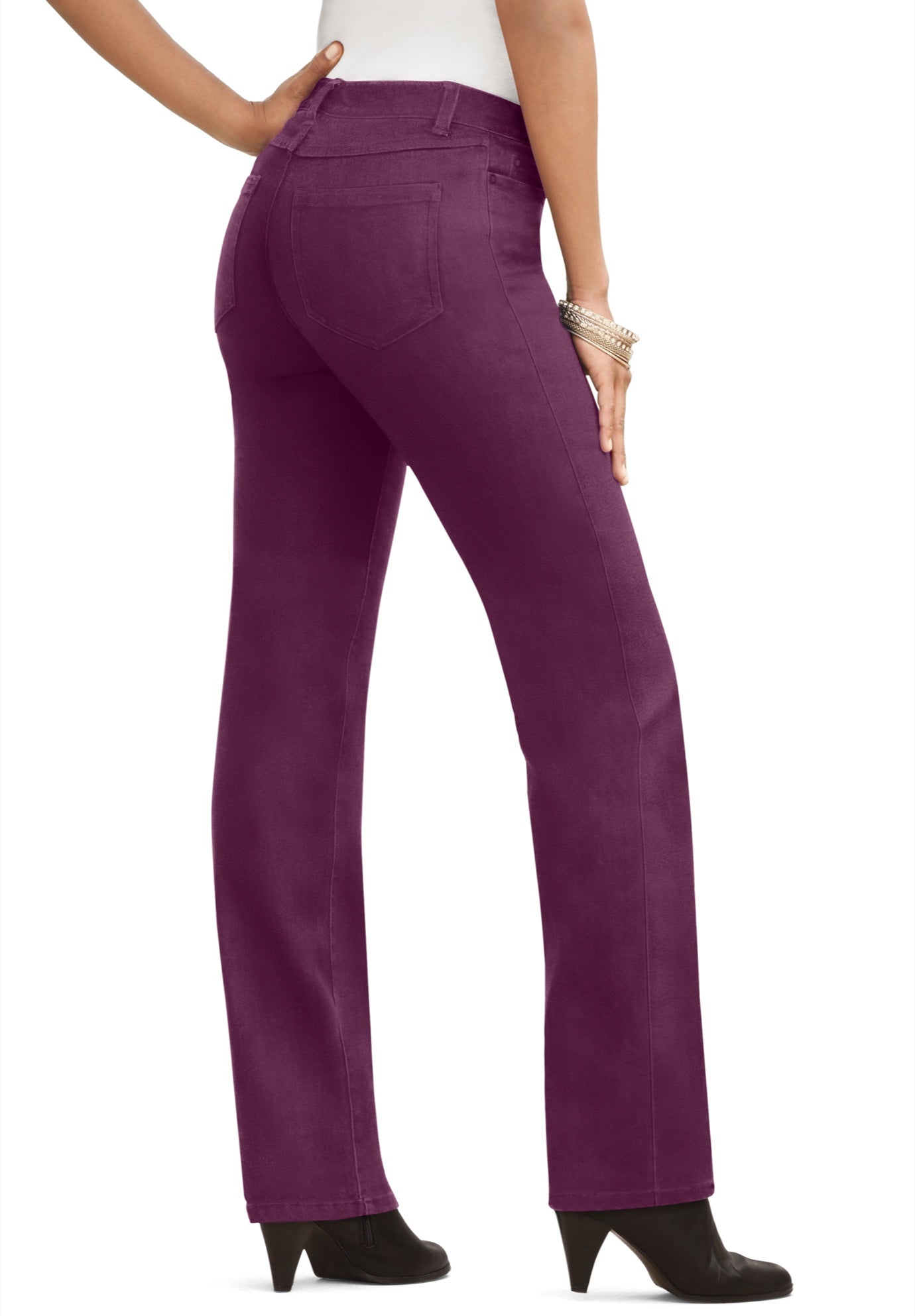 Plus Size Classic Stretch Straight Leg Jean image number 0