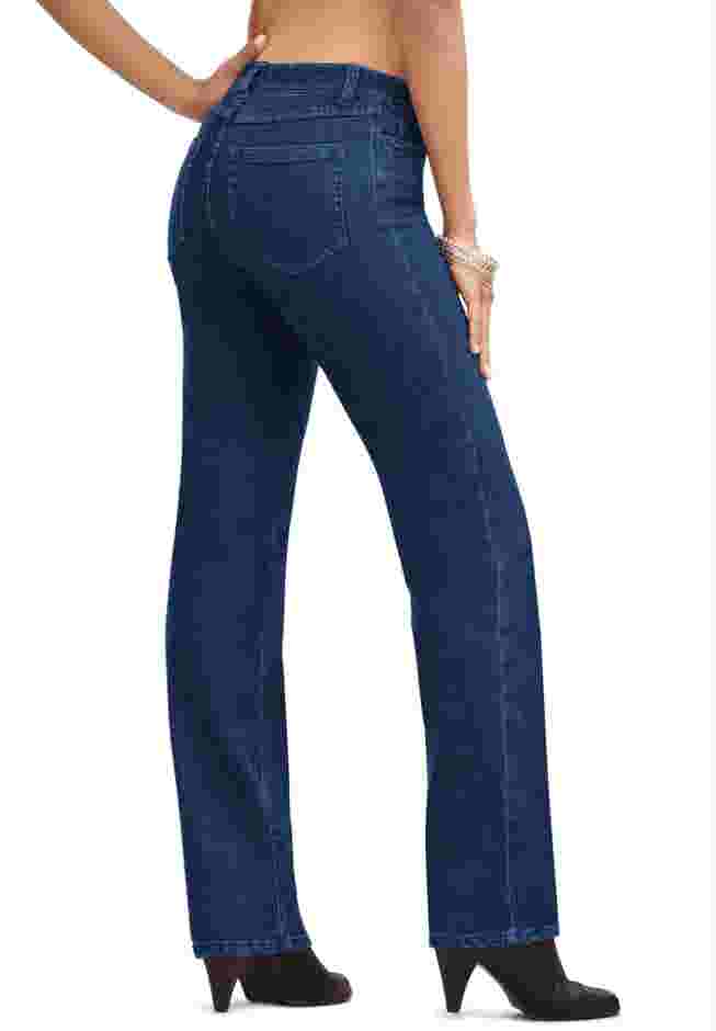 Plus Size Classic Stretch Straight Leg Jean image number 0
