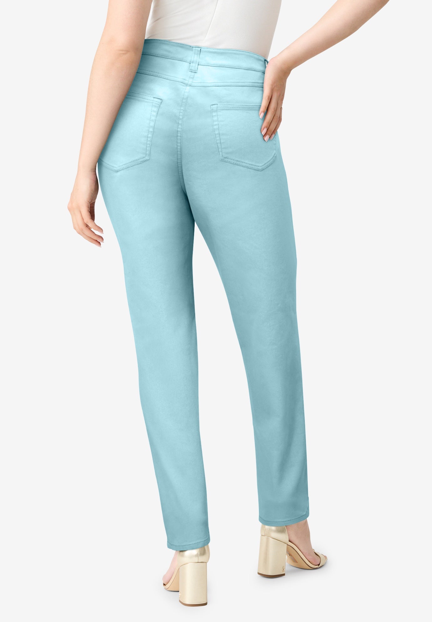 Plus Size Classic Stretch Straight Leg Jean image number 0