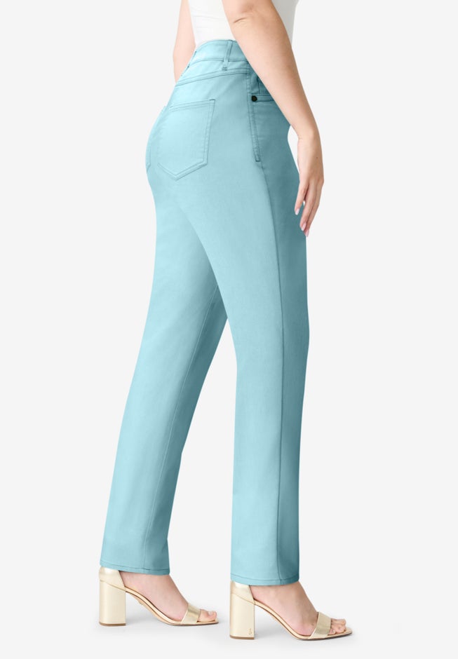 Plus Size Classic Stretch Straight Leg Jean image number 2