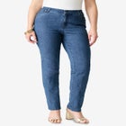Plus Size Classic Stretch Straight Leg Jean image number null
