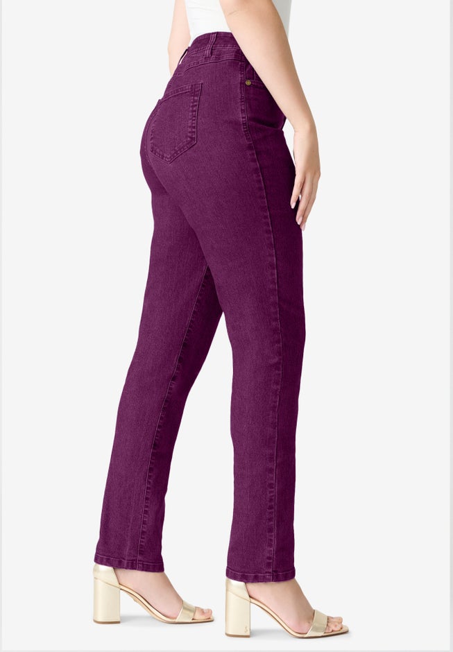 Plus Size Classic Stretch Straight Leg Jean image number 3