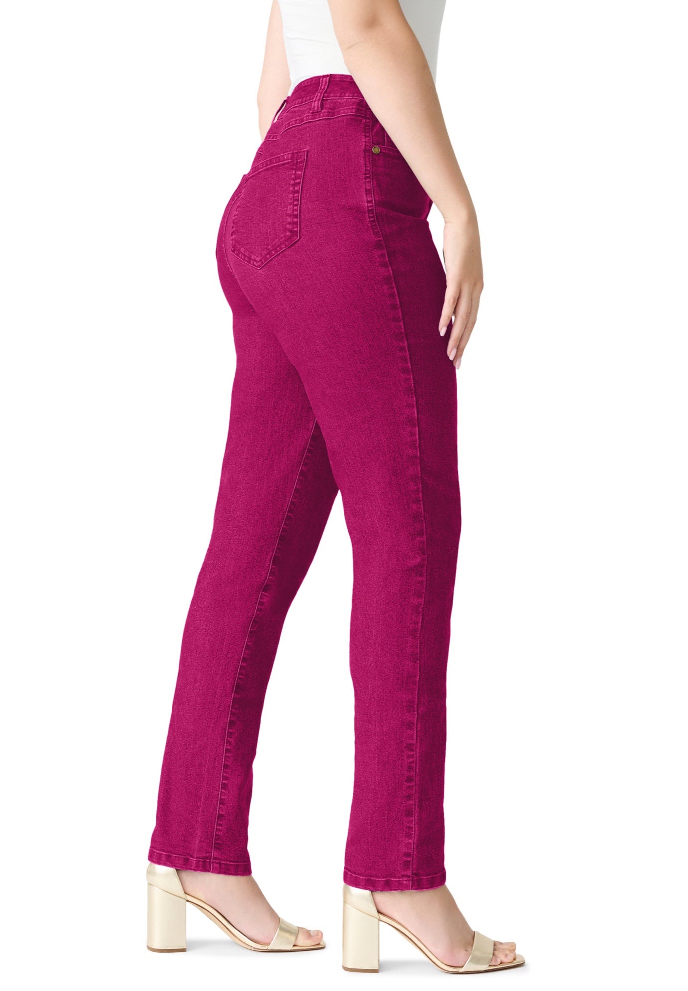Plus Size 24/7 Stretch Straight Leg Jean image number 2