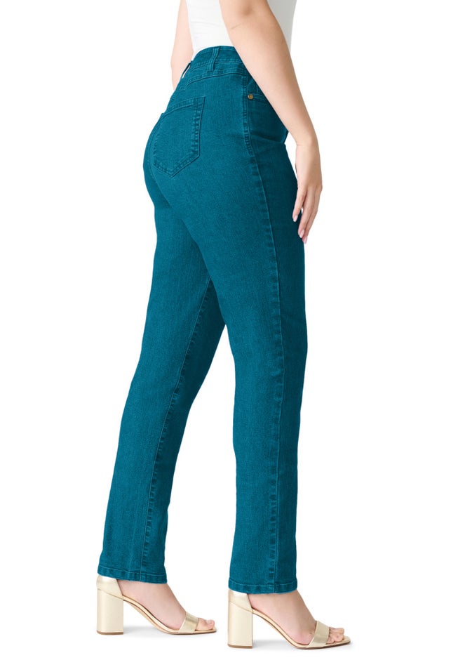 Plus Size 24/7 Stretch Straight Leg Jean image number 2