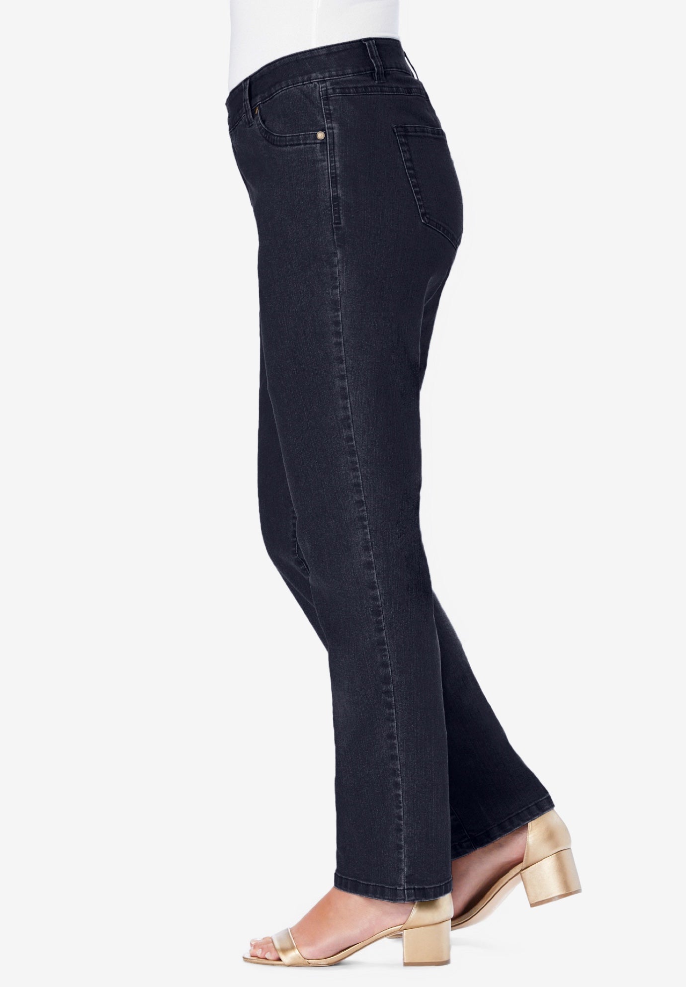 Plus Size Classic Stretch Straight Leg Jean image number 3