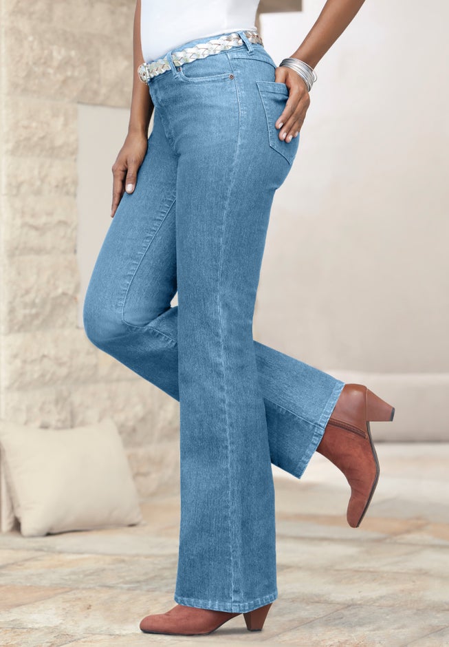Plus Size Classic Stretch Bootcut Jean image number 0