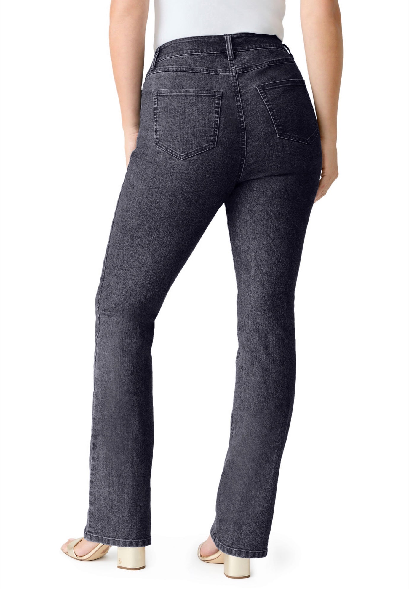 Plus Size Classic Stretch Bootcut Jean image number 1