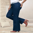Plus Size Classic Stretch Bootcut Jean image number null