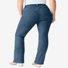 Plus Size Classic Stretch Bootcut Jean image number null