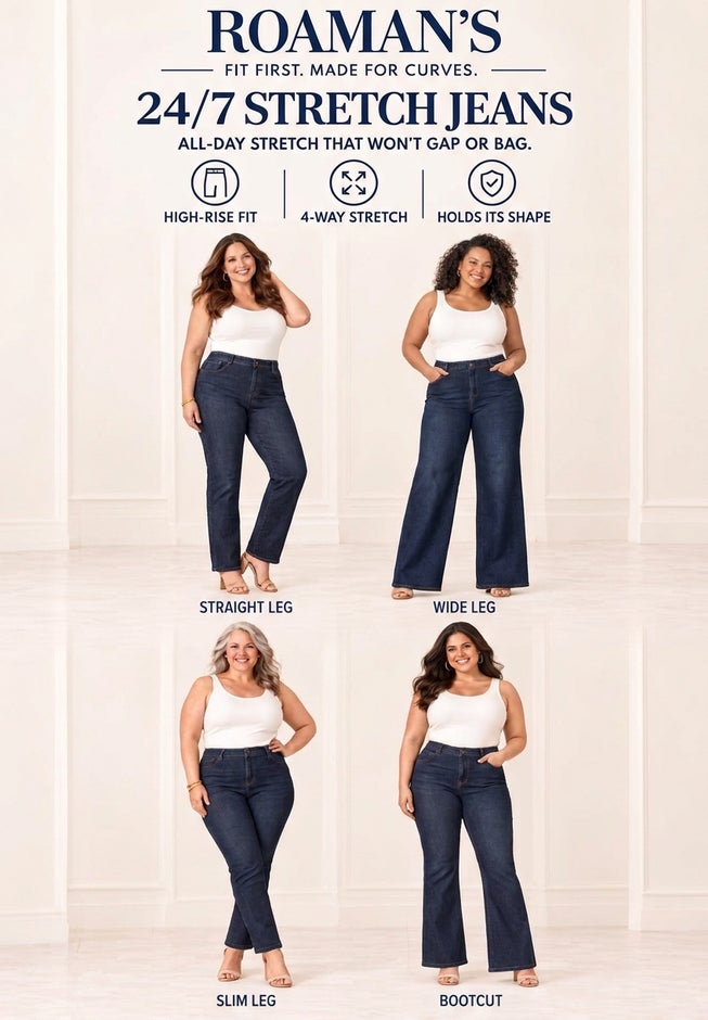 Plus Size 24/7 Stretch Bootcut Jean image number 4