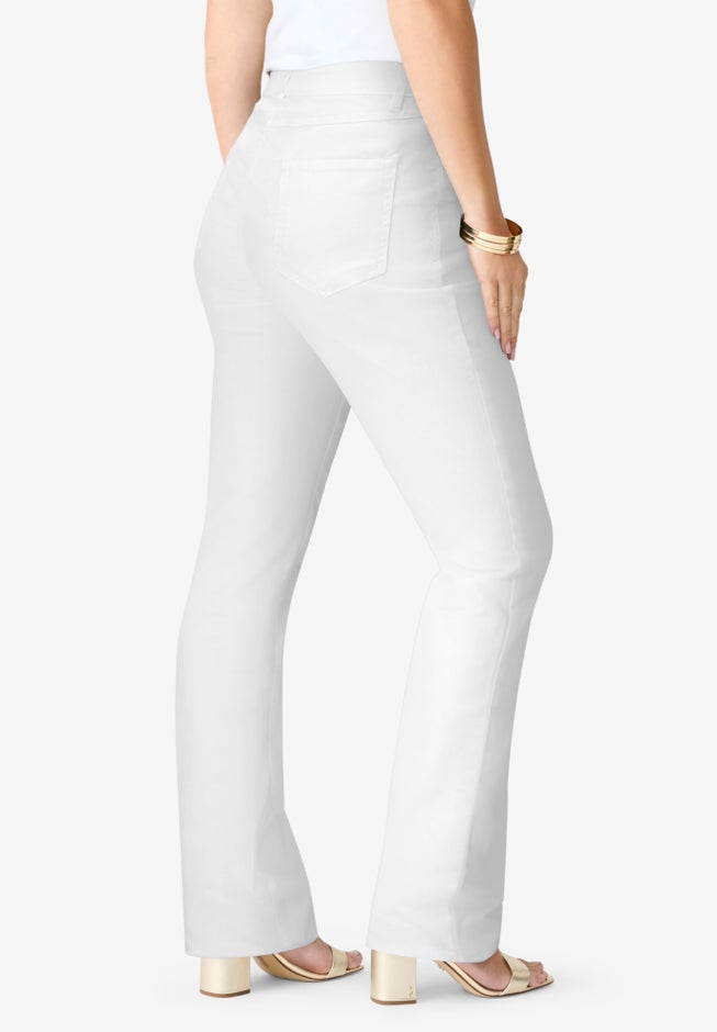 Plus Size Classic Stretch Bootcut Jean image number 2