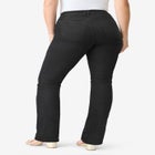 Plus Size Classic Stretch Bootcut Jean image number null