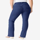 Plus Size Classic Stretch Bootcut Jean image number null
