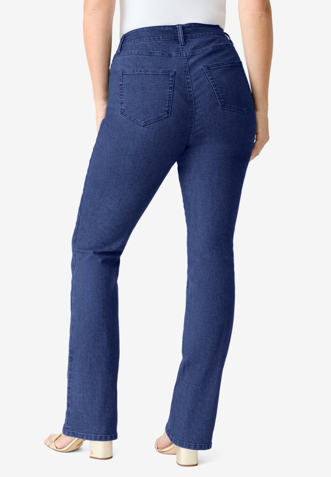 Plus Size Classic Stretch Bootcut Jean image number 2
