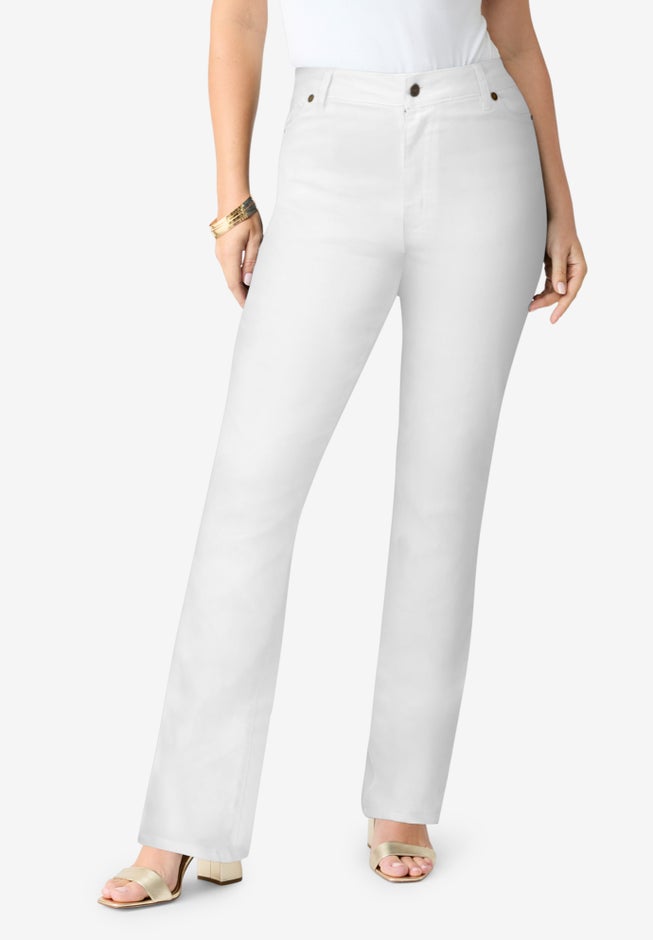 Plus Size Classic Stretch Bootcut Jean image number 0