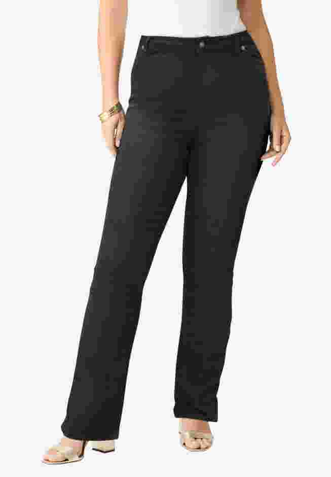 Plus Size Classic Stretch Bootcut Jean image number 1