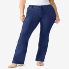Plus Size Classic Stretch Bootcut Jean image number null