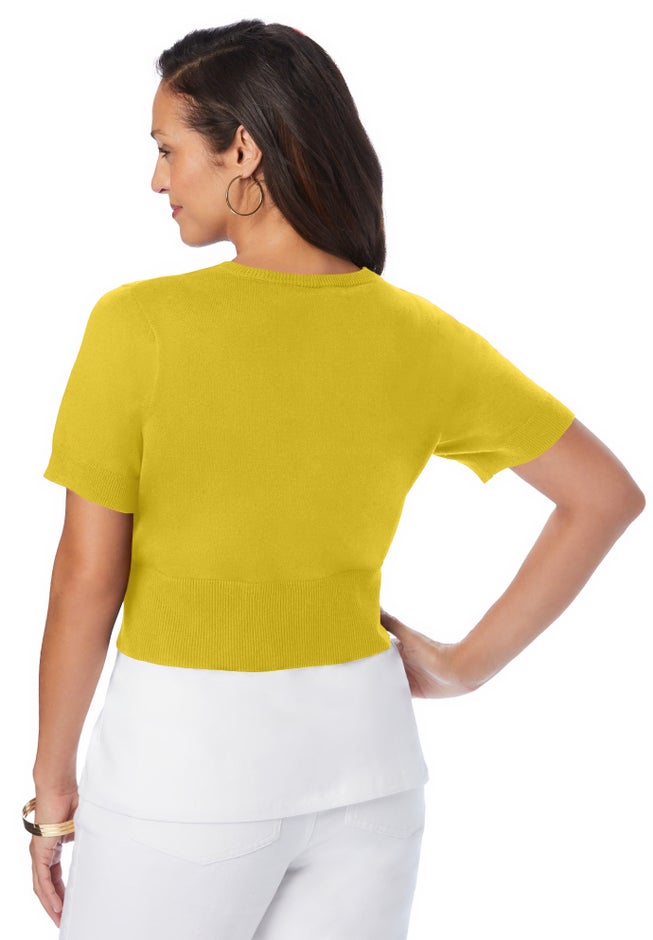 Jewel-Neck Shrug image number 1