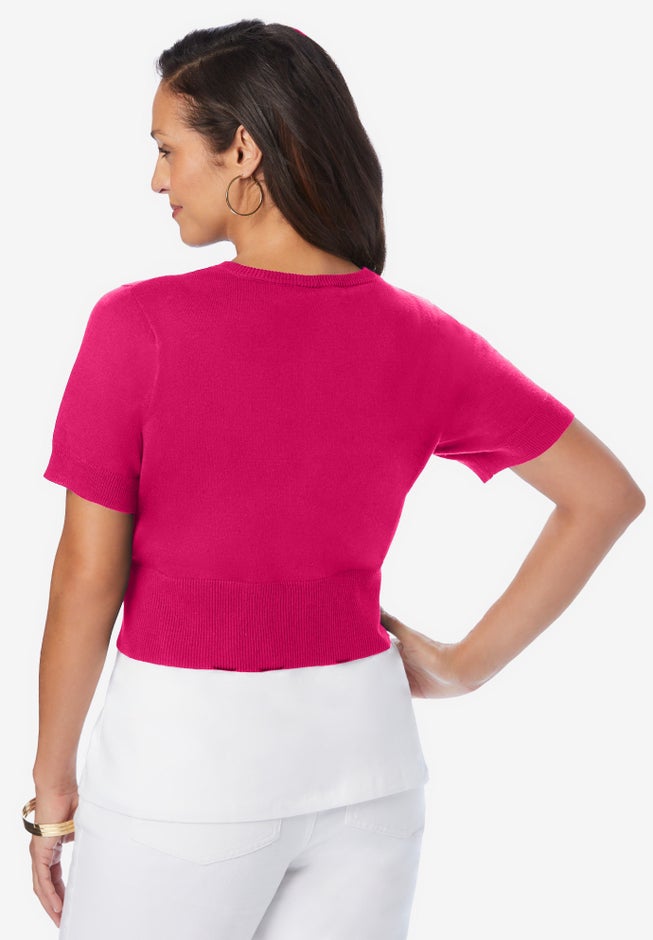 Jewel-Neck Shrug image number 1