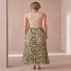 Flowing Crinkled Maxi Skirt image number null