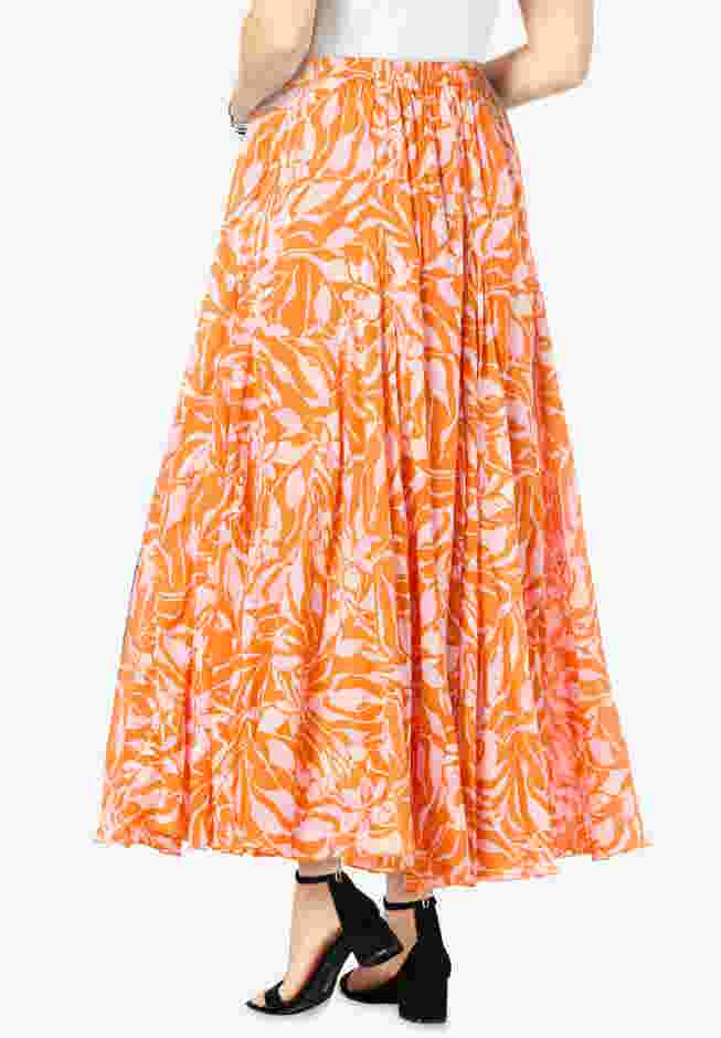 Flowing Crinkled Maxi Skirt image number 1
