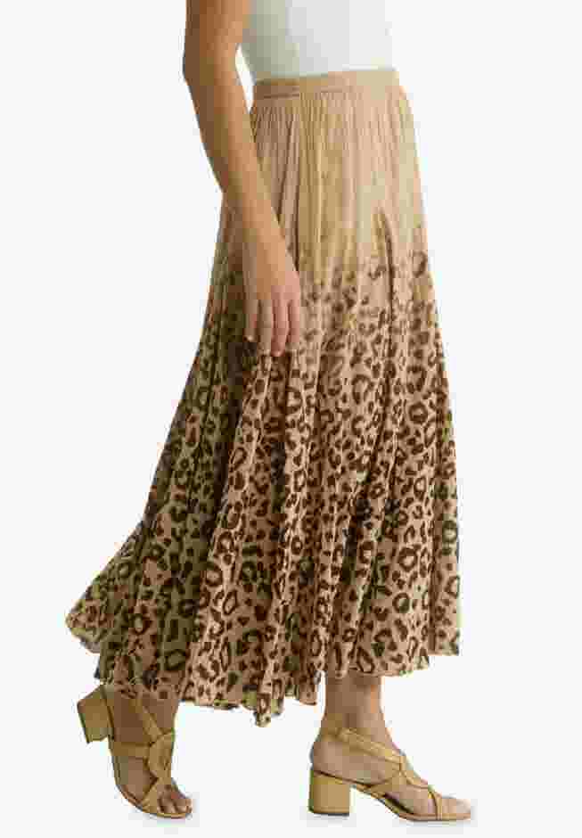 Flowing Crinkled Maxi Skirt image number 2