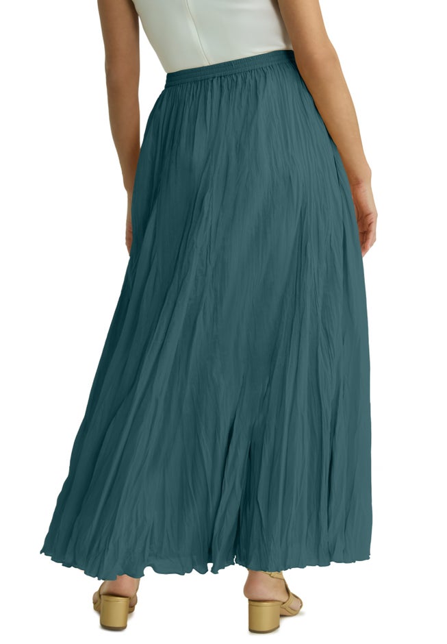 Flowing Crinkled Maxi Skirt image number 1