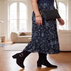 Flowing Crinkled Maxi Skirt image number 2